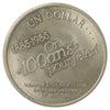 1985 Estrie, QC, Sherbrooke Regional Agricultural Exhibition Centennial Dollar Token