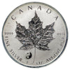 2016 Canada $5 Yin Yang Privy Silver Maple Leaf (No Tax) toned