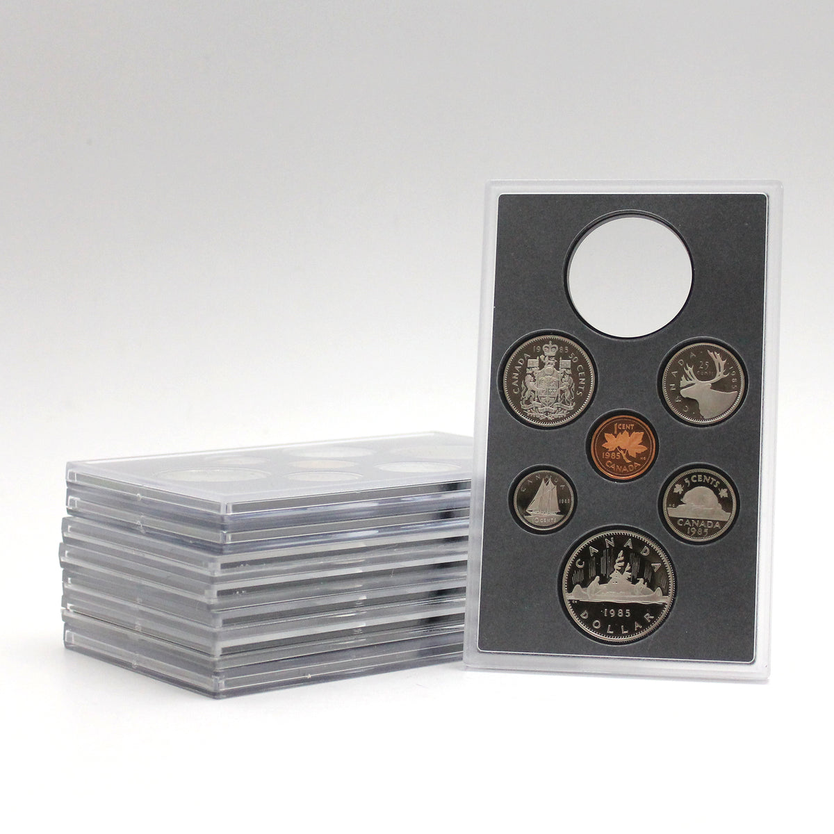 Lot of 8x 1980-1987 Canada Proof Sets Broken from RCM Double Dollar Sets, 8pcs