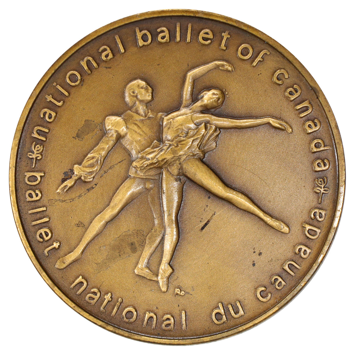 Vintage National Ballet of Canada "Your Support" Medallion in Case (issues)