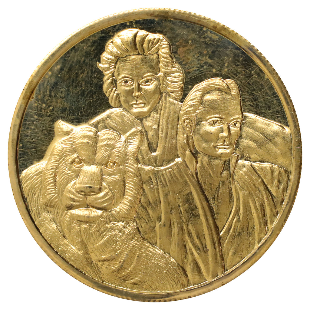 c.1990s Las Vegas Siegfried & Roy Magicians of the Century Souvenir Medallion (issues)