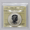 2004 Canada $4 RCM Privy Mark 1/2oz. .9999 Silver Maple Leaf ICCS Cert. SP66 (No Tax)