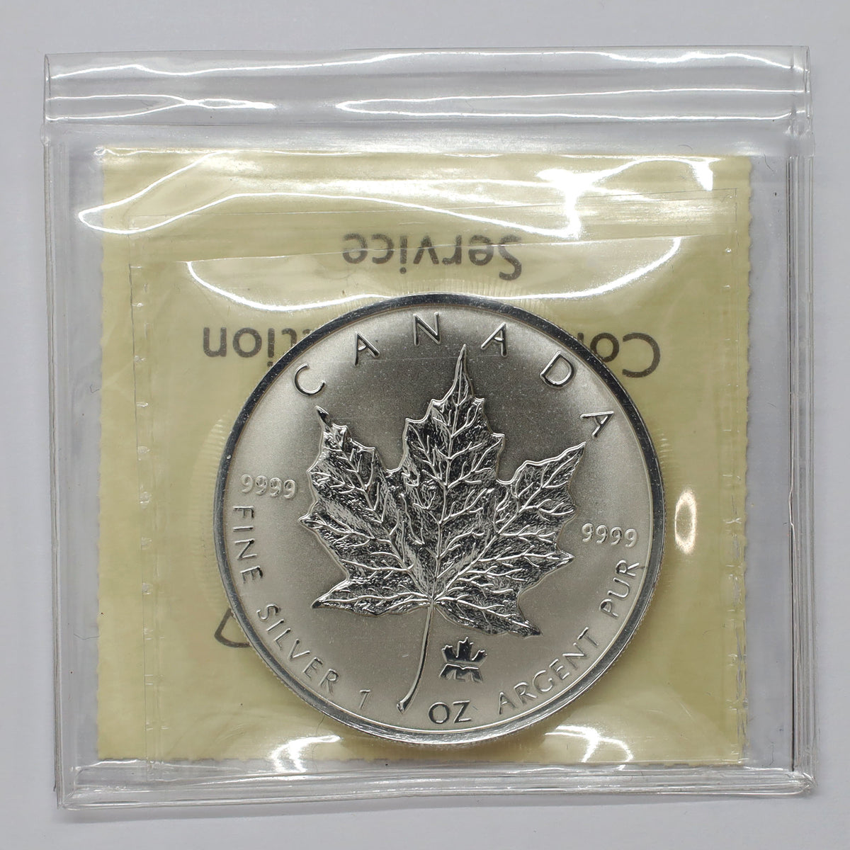 2004 Canada $5 RCM Privy Mark 1oz. .9999 Silver Maple Leaf ICCS Certified SP66 (No Tax)