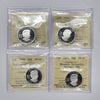 Lot of 4x Canada 50-cent Butterfly Sterling Silver Coins ICCS Certified PF67 UHC, 4pcs