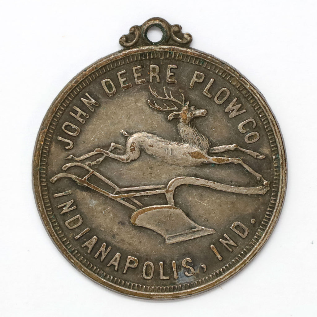 Antique Indianapolis, IN, John Deere Plow Co. Medallion
