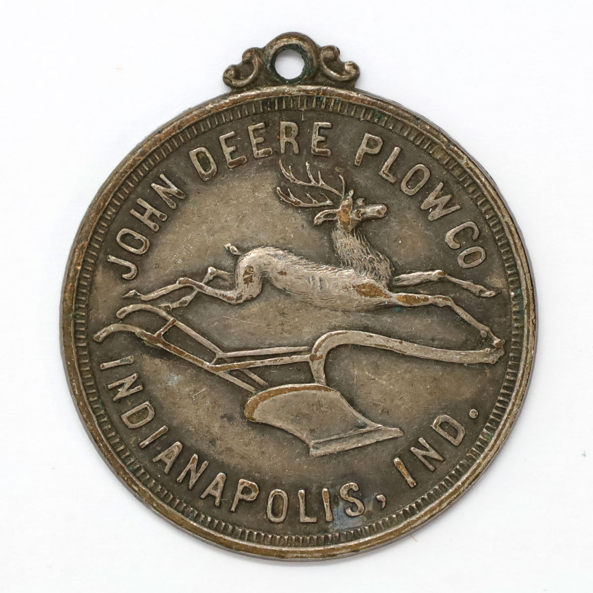 Antique Indianapolis, IN, John Deere Plow Co. Medallion