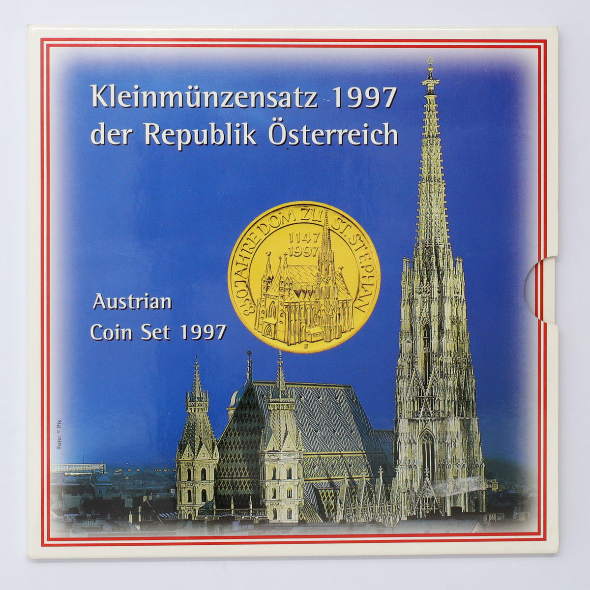 Austria 1997 6-Coin Mint Set (light wear)