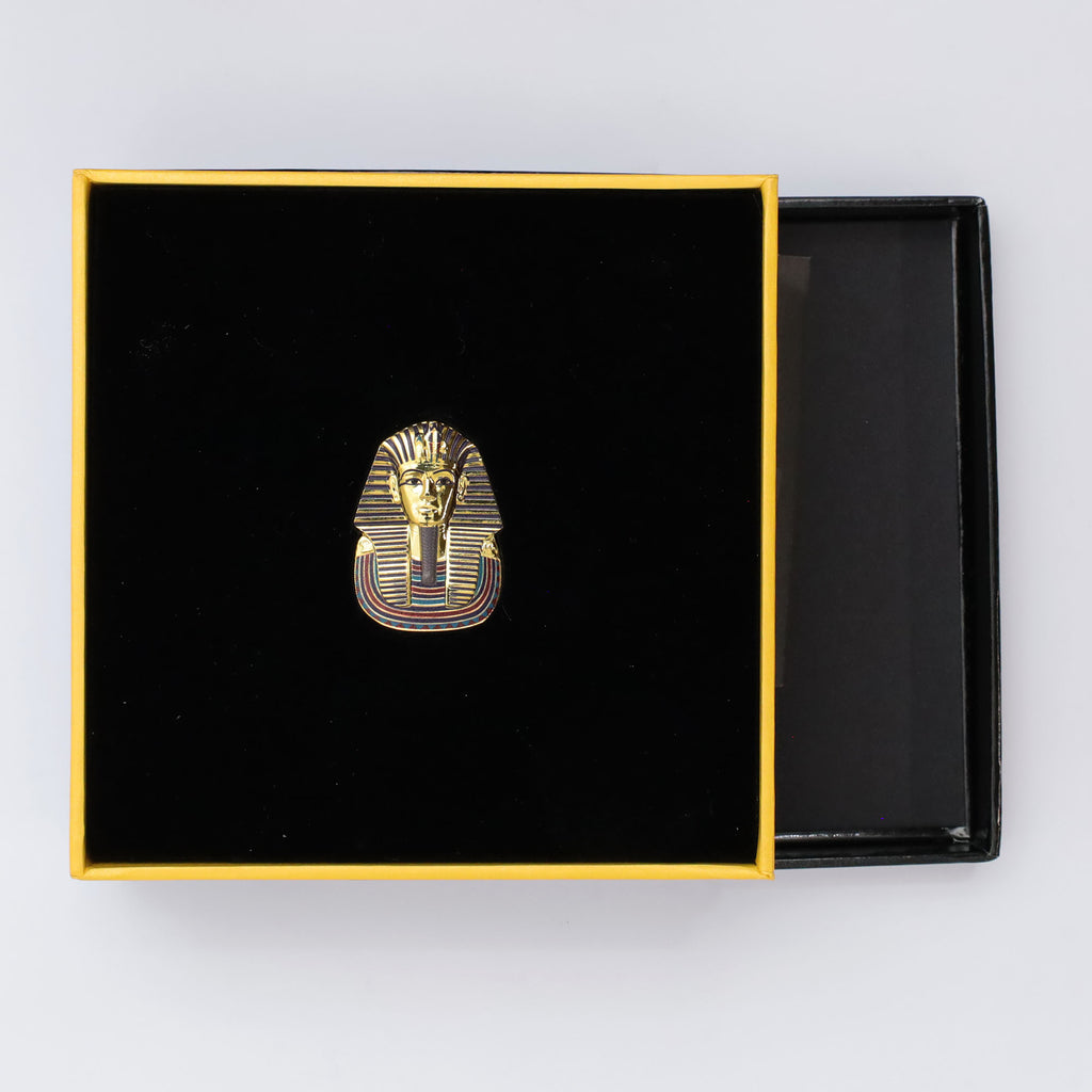2022 100th Anniversary Tutankhamun 30g Gold-Plated Copper Mask (light wear)