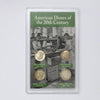USA American Dimes of the 20th Century 4-Coin Novelty Set (light wear)