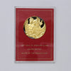 1977 Canada Elizabeth II Silver Jubilee Gold-Plate .925 Silver Medallion Display (wear)