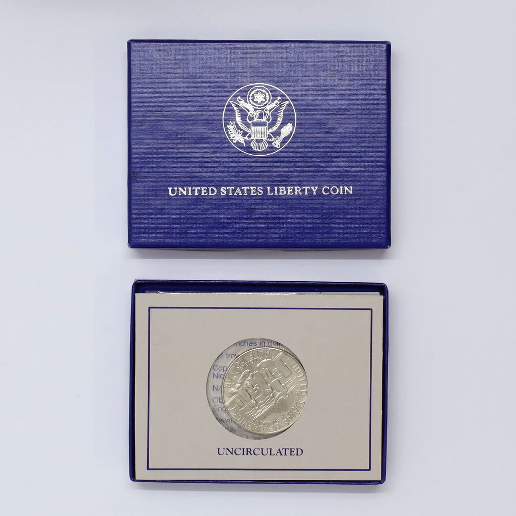 1986 D USA Statue of Liberty Centennial Half Dollar Uncirculated (light wear)