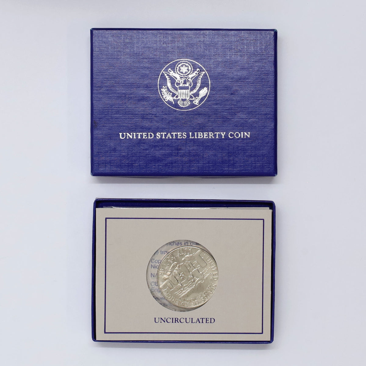 1986 D USA Statue of Liberty Centennial Half Dollar Uncirculated (light wear)