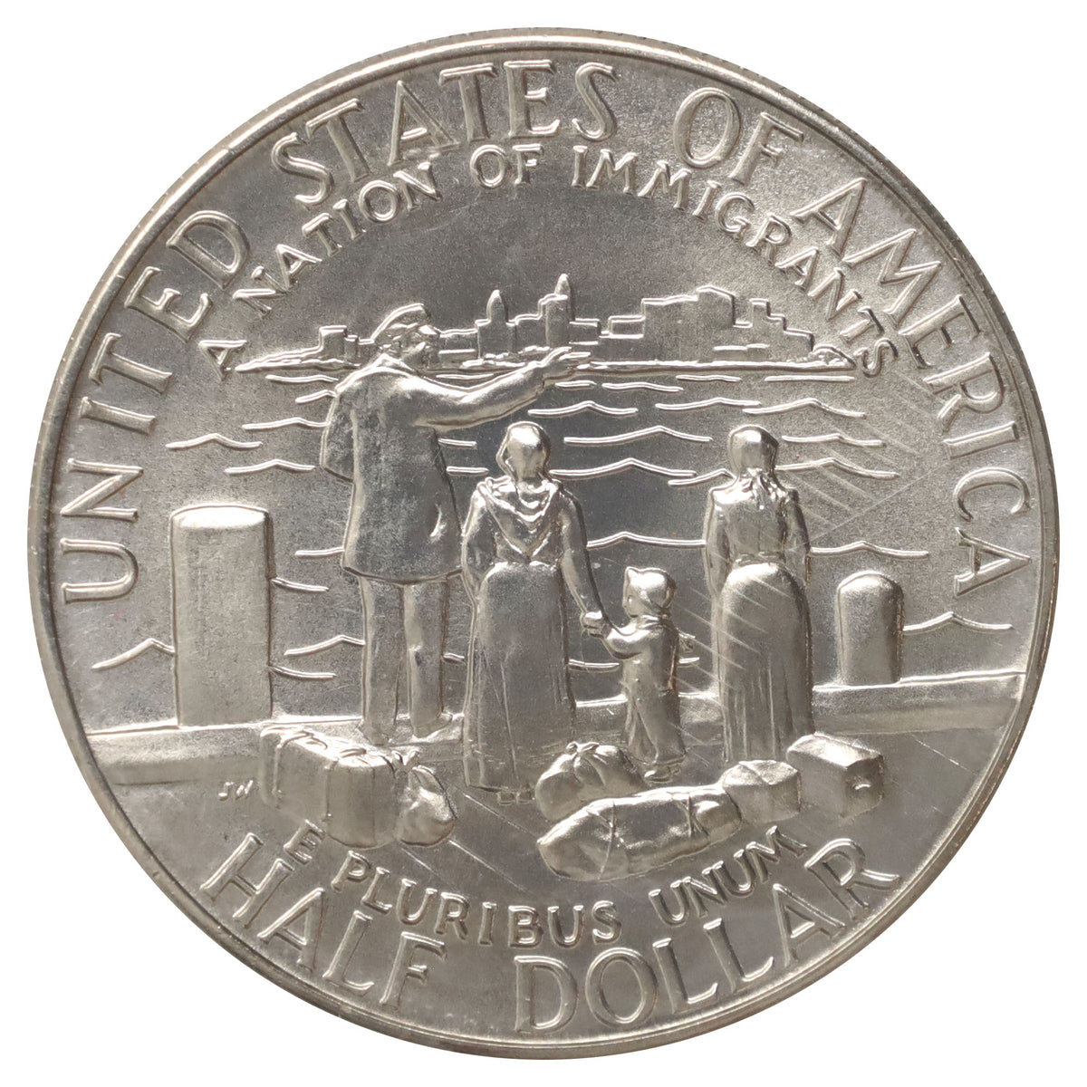 1986 D USA Statue of Liberty Centennial Half Dollar Uncirculated (light wear)