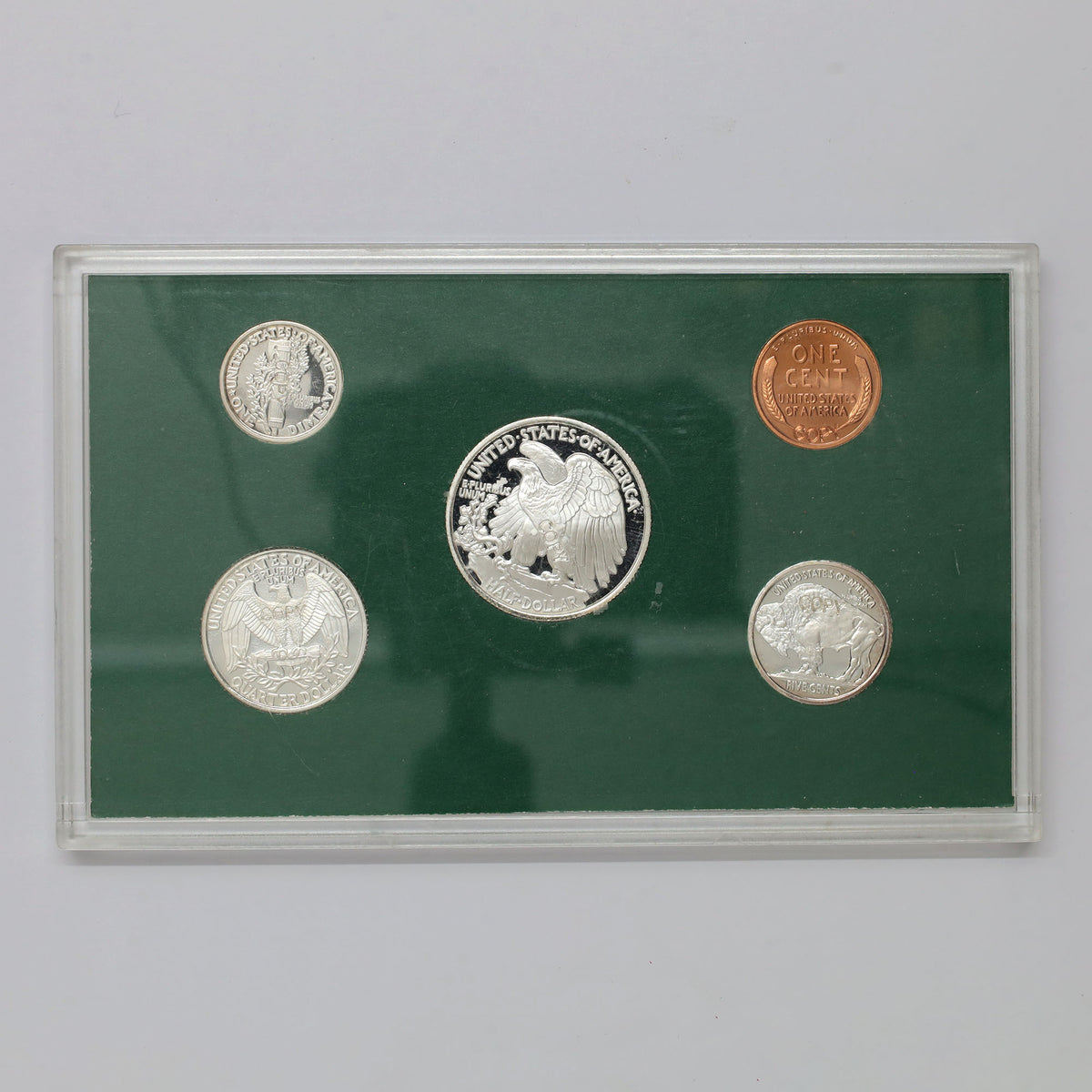 REPLICA USA 1936 U.S. Government Proof Set Tribute 5-Medallion Novelty Set (light wear)