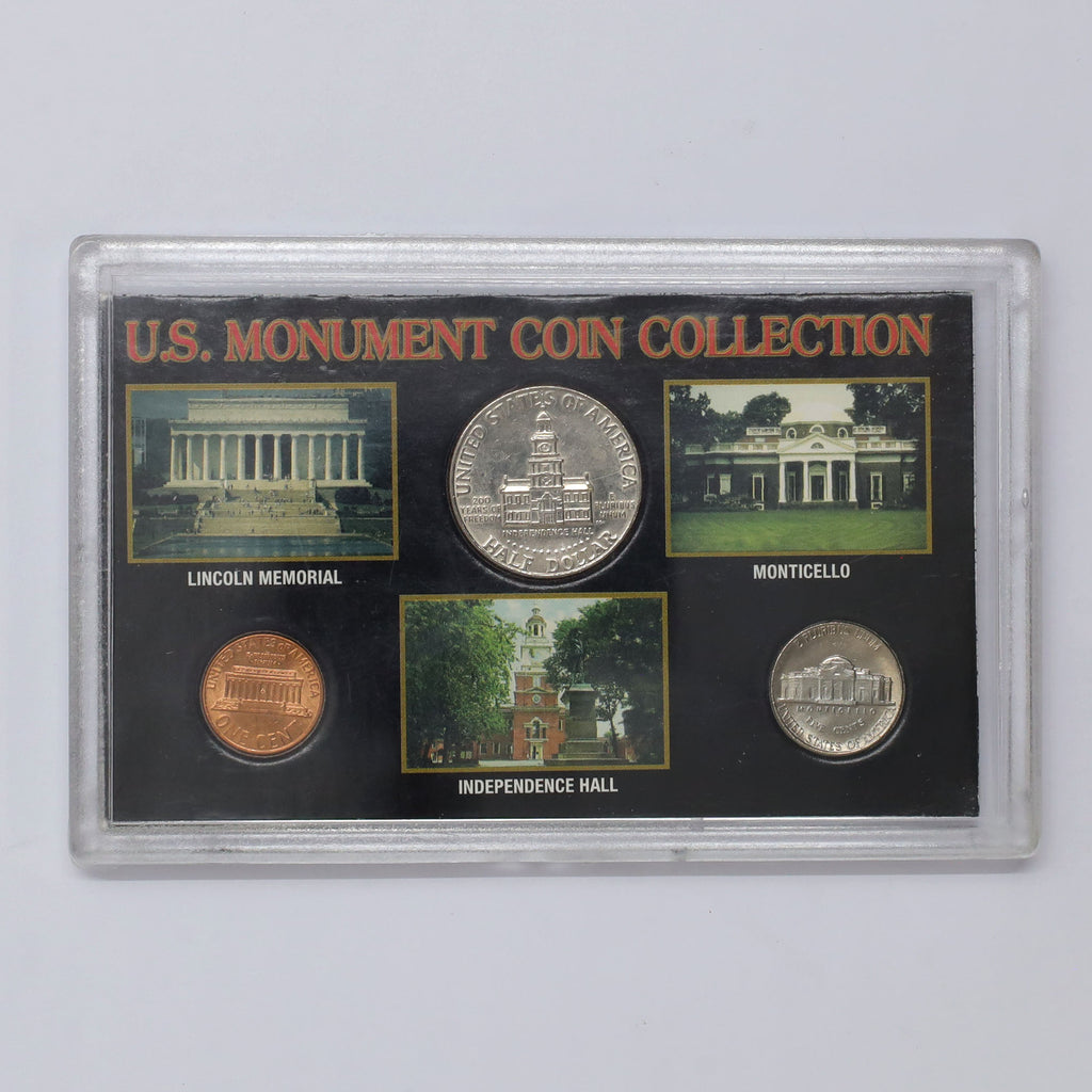 USA Morgan Mint U.S. Monument Coin Collection 3-Coin Novelty Set (light wear)