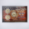 USA Massachusetts American Innovation Golden Dollar Telephone 3-Coin Set (light wear)