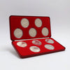 SCARCE 1977 Air Canada "Wings Across Time" 10-Coin Medallion Set in Original Case (wear)