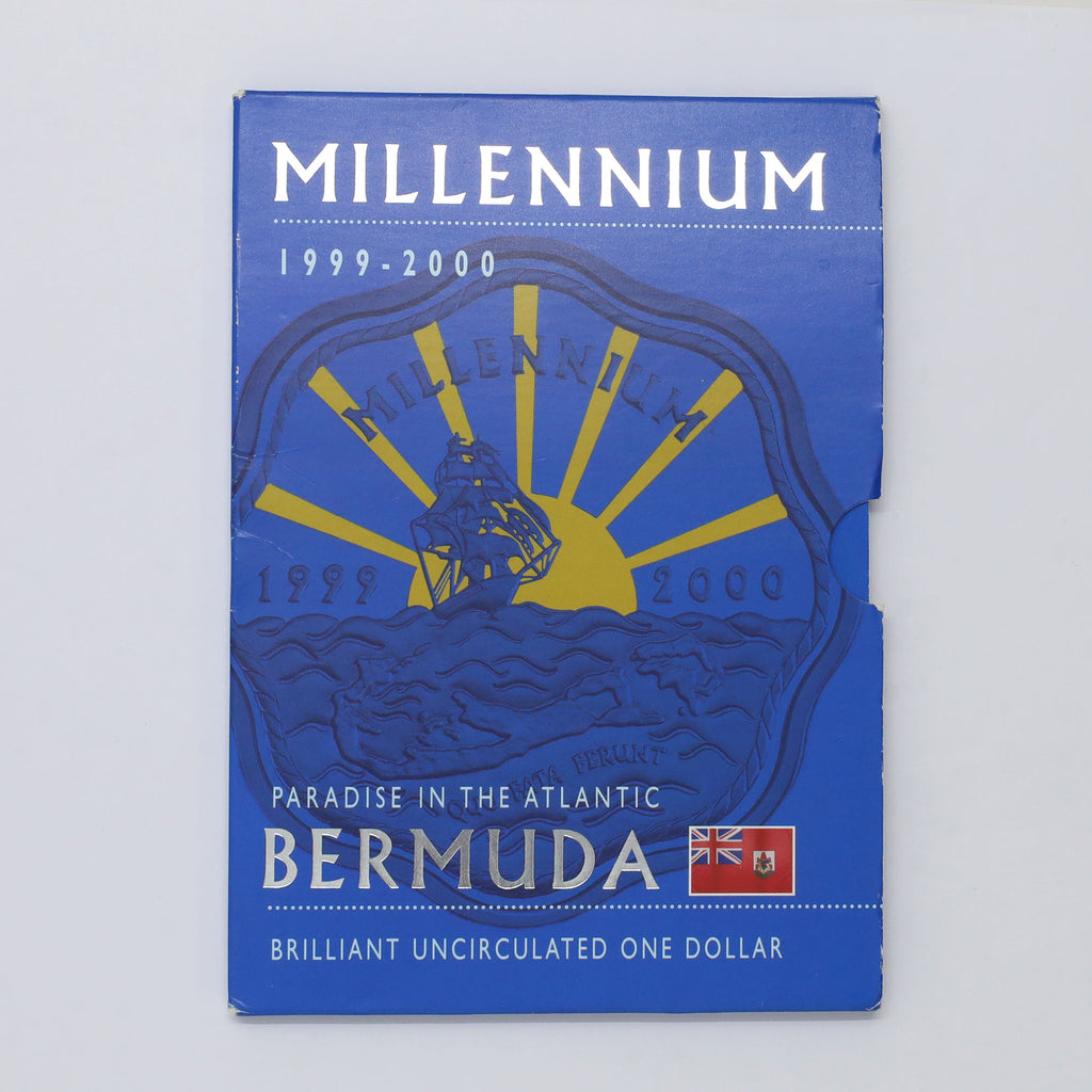Bermuda 1999 Celebrating the Dawn of the New Millennium BU Dollar in Folder (light wear)