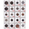 Group Lot of 60x 1822-1996 World Coins, Various Countries & Denominations, 60pcs