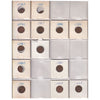Estate Lot of 107x 1902-1980 Canada 1-cents in Black and White Binder (sold as-is)