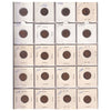 Estate Lot of 107x 1902-1980 Canada 1-cents in Black and White Binder (sold as-is)