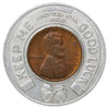 1946 USA Encased Lucky Penny "Keep Me And You Will Have Good Luck" Russell H. Fluent
