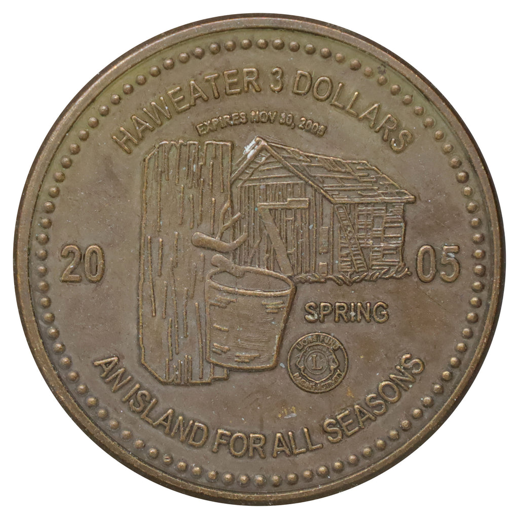 2005 Manitoulin Island, ON, Centennial Manor $3 Token