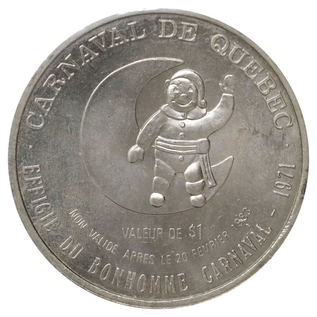 1983 Canada Carnaval de Quebec 1971 Bonhomme Souvenir Token