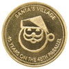 2000 Bracebridge, ON, Santa's Village 45th Anniversary Gold-Plated Token