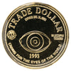 1993 Tecumseh, ON, Lions Club "Caring for the Eyes of the World" Gold-Plated Trade Dollar