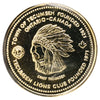 1993 Tecumseh, ON, Lions Club "Caring for the Eyes of the World" Gold-Plated Trade Dollar