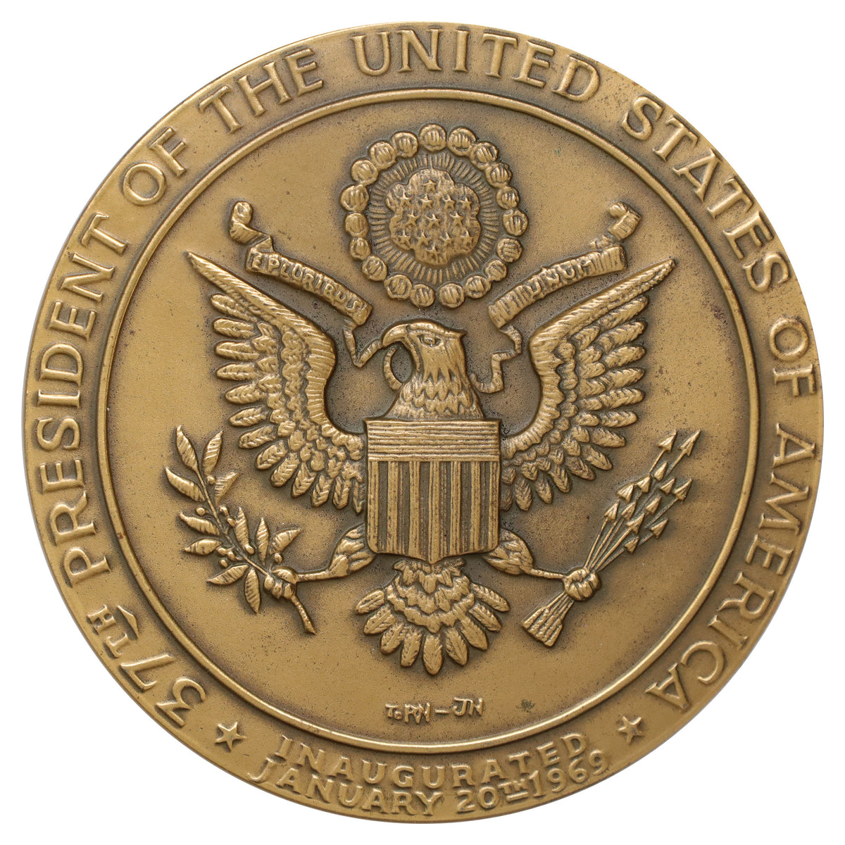 1969 USA Richard Nixon Official Inauguration Medal