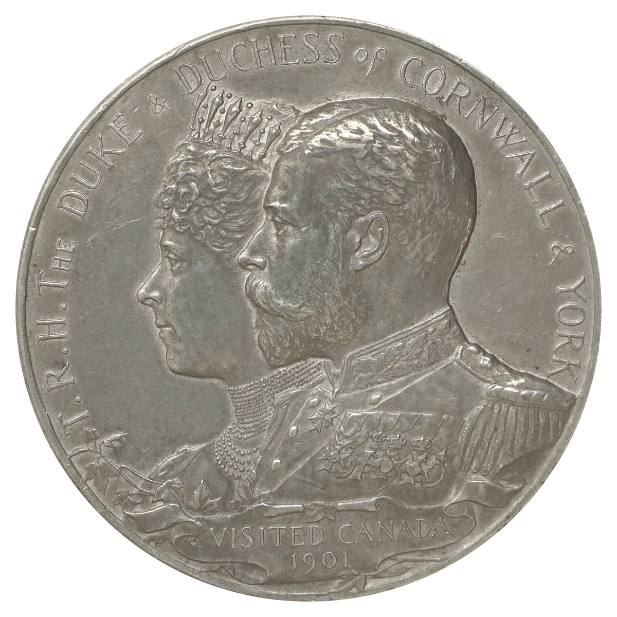 1901 Canada Royal Visit Duke & Duchess of Cornwall & York / Boer War Commemorative Medal