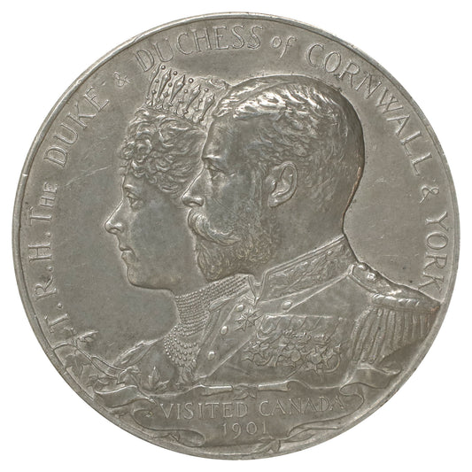 1901 Canada Royal Visit Duke & Duchess of Cornwall & York / Boer War Commemorative Medal