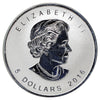 2016 Canada $5 Monkey Privy 1 oz. Silver Maple Leaf (No Tax) coin only, toned