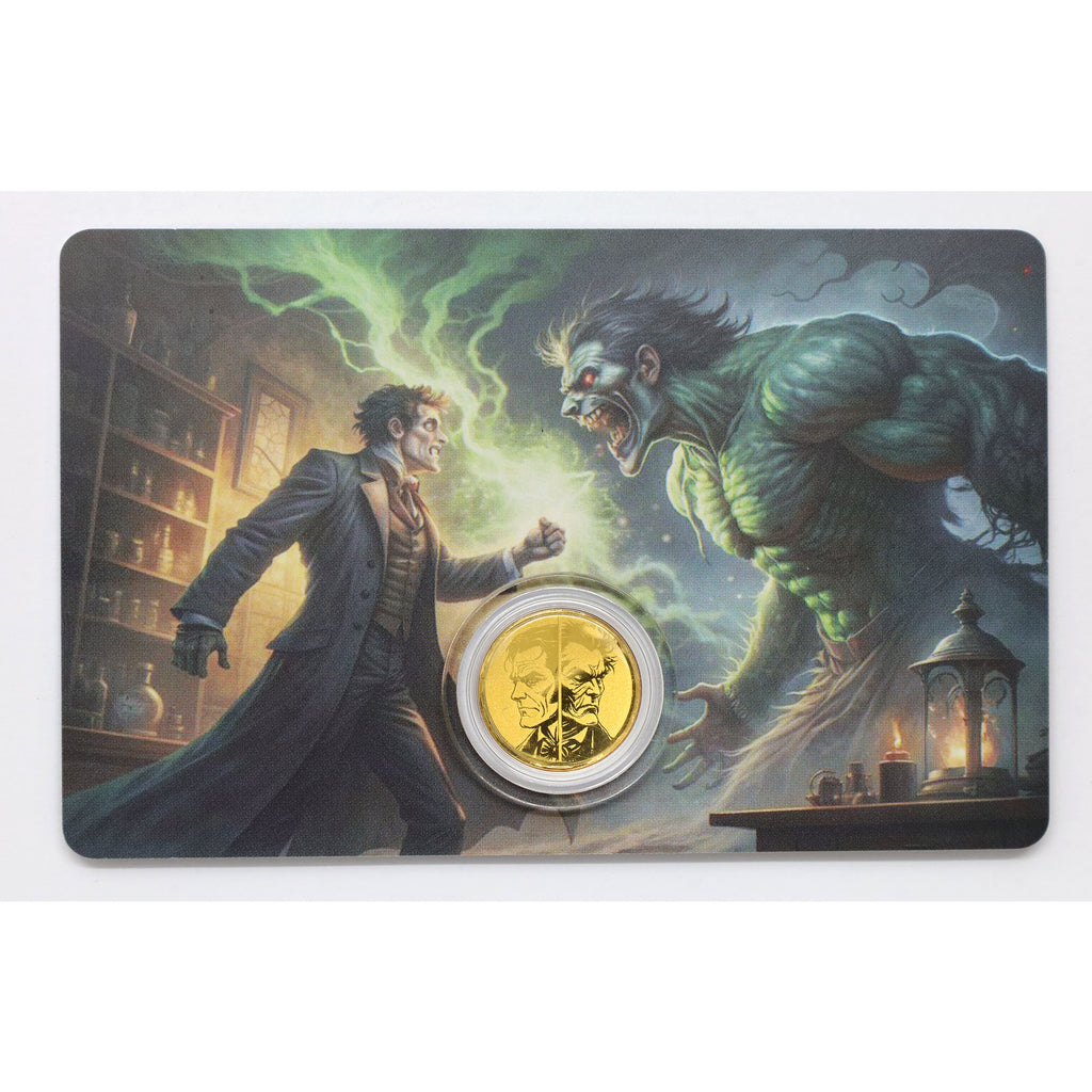 2026 Jekyll & Hyde 1/1000 oz. .999 Fine Gold in Card (No Tax)