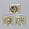 Lot of 3x 2005 GB 2GBP Britannia 1 oz. .958 Fine Silver ICCS Certified MS65 to MS67