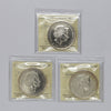Lot of 3x 2005 GB 2GBP Britannia 1 oz. .958 Fine Silver ICCS Certified MS65 to MS67