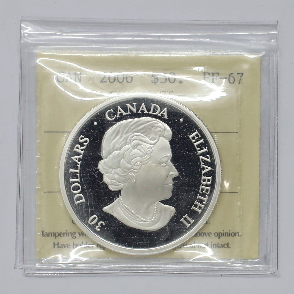 2006 Canada $30 Canadian Achievements Canadarm Sterling Silver ICCS Certified PF67 UHC