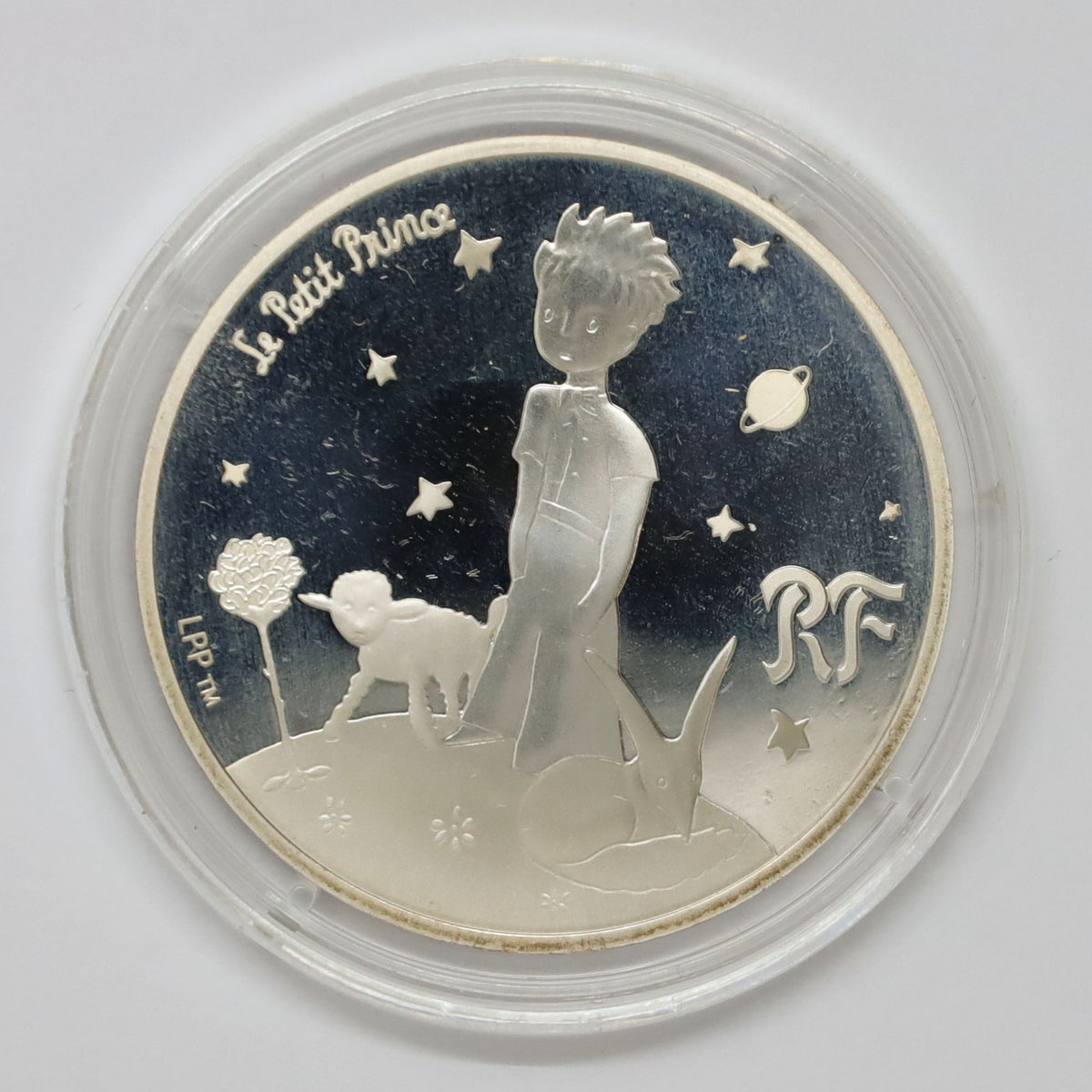France 2015 10 Euro Le Petit Prince .900 Silver Coin in Case (minor issues)