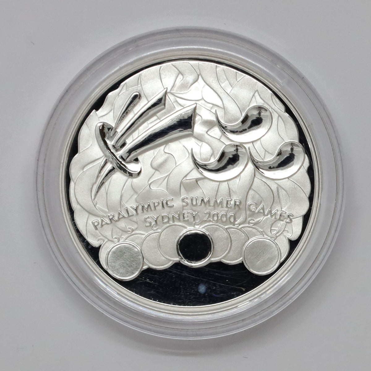 Australia 2000 Paralympic Summer Games .999 Fine Silver Dollar in Case (No Tax) issues