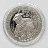 Isle of Man 1999 1 Crown Year of the Rabbit Commemorative Coin in Case (minor wear)