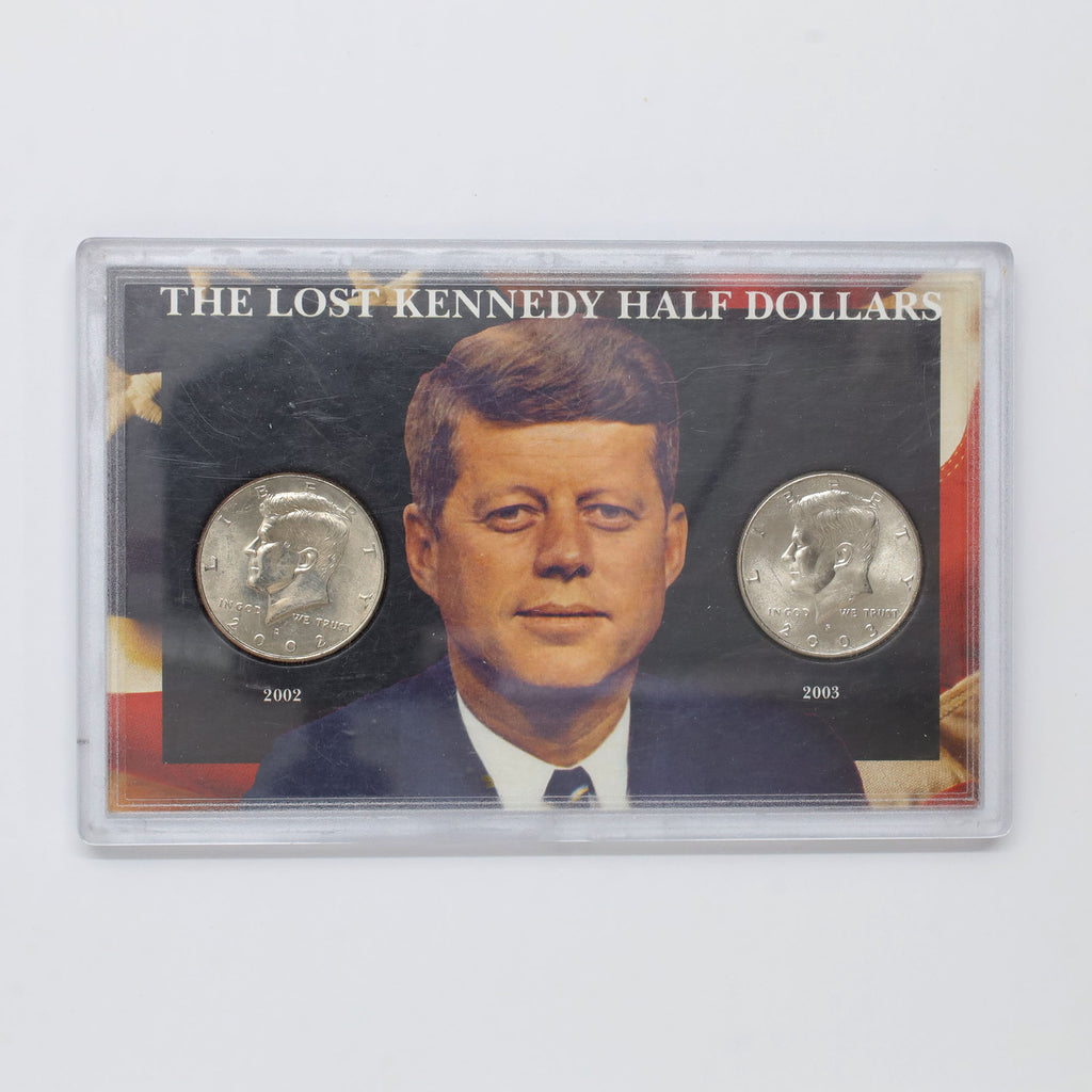 2002-2003 "Lost" Kennedy Half Dollar 2-Piece Novelty Coin Set (issues)