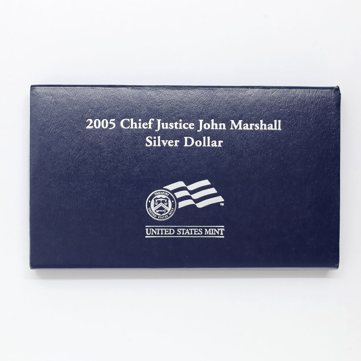 2005 USA Chief Justice John Marshall .900 Proof Silver Dollar (minor issues)