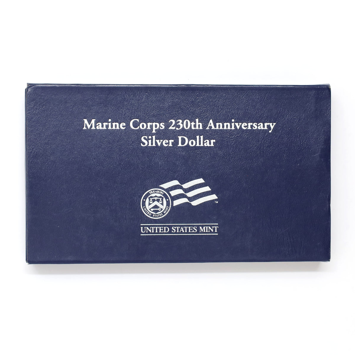 2005 USA Marine Corps 230th Anniversary .900 Proof Silver Dollar (minor issues)