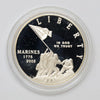 2005 USA Marine Corps 230th Anniversary .900 Proof Silver Dollar (minor issues)