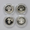 Great Britain 1983-1986 4-Coin Piedfort Silver Proof Set (minor issues)