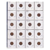 Estate Lot of 122x 1909-1946 USA Pennies, Lots of Duplicates! In Blue Binder