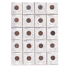 Estate Lot of 122x 1909-1946 USA Pennies, Lots of Duplicates! In Blue Binder