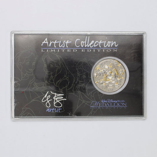 USA Walt Disney World Limited Ed. Alice in Wonderland Artist Collection Medallion (scuffs)